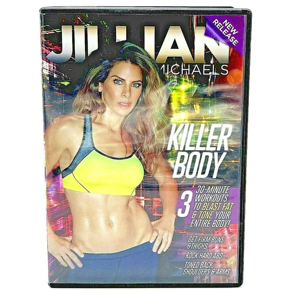 Jillian Michaels Killer Body Workout DVD 30 Minute Workouts Blast Fat